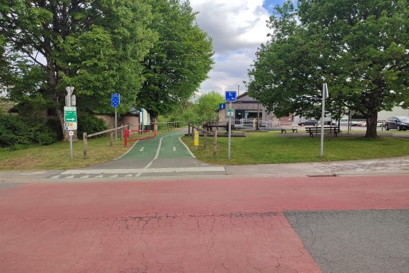 Funkis Weg am ersten Tag