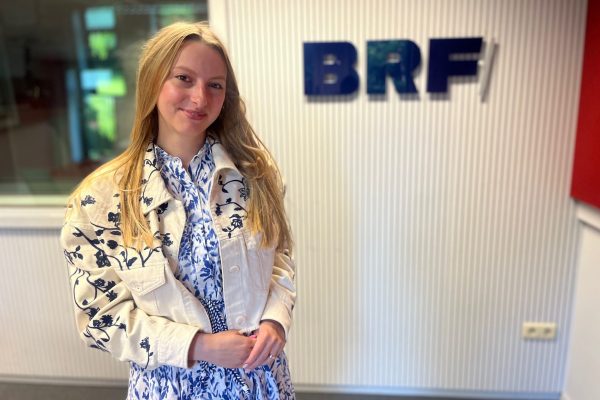 Yuliia Kuznetsova im BRF-Studio