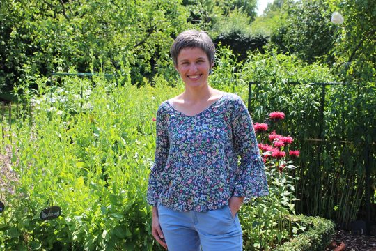 Im Heilpflanzengarten von Michaela Schumacher-Fank in Eupen