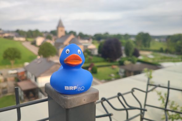 Funki auf der Freiherr-von-Korff-Brücke in Born