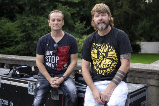 Rea Garvey bei den Kurpark Classix 2024 mit Dany Broich