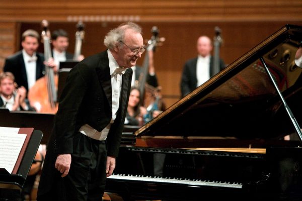 Alfred Brendel nach einem Konzert in Luzern im August 2005