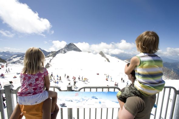 Panoramaterrasse Hintertuxer Gletscher Sommer
