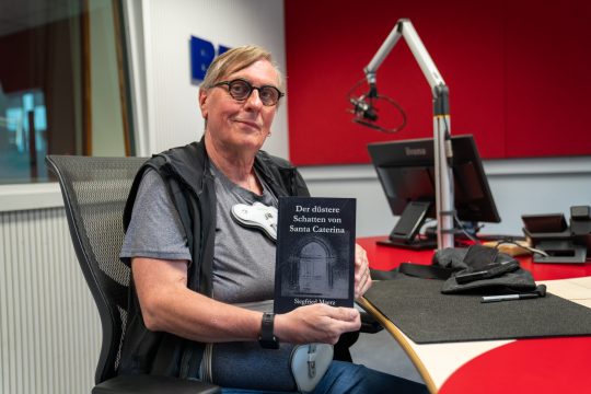 Siegfried Maerz im BRF-Studio