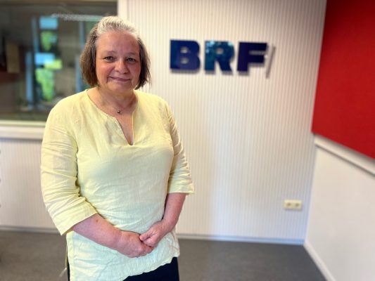 Tomke Lask im BRF-Studio