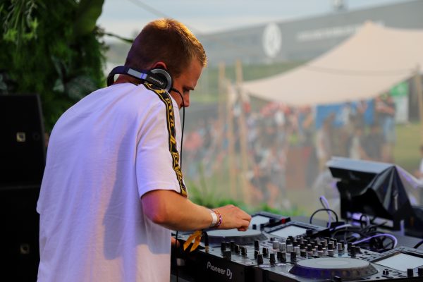 DJ beim Trakasspa-Festival in Eupen 2022