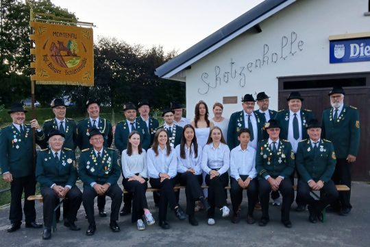 Gruppenfoto des Schützenverein Montenau