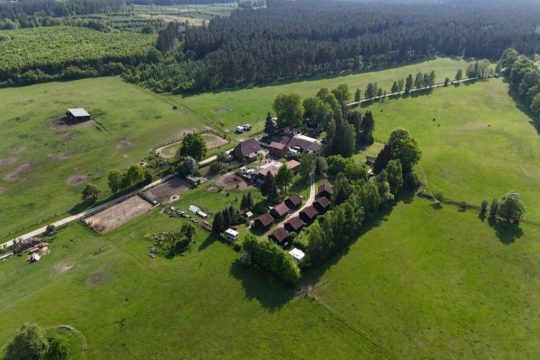 Waldhof Bruchmühle aus der Vogelperspektive