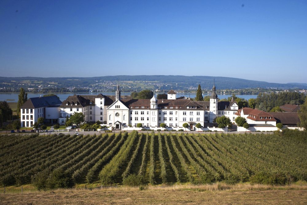 Ansicht des Klosters mit Untersee