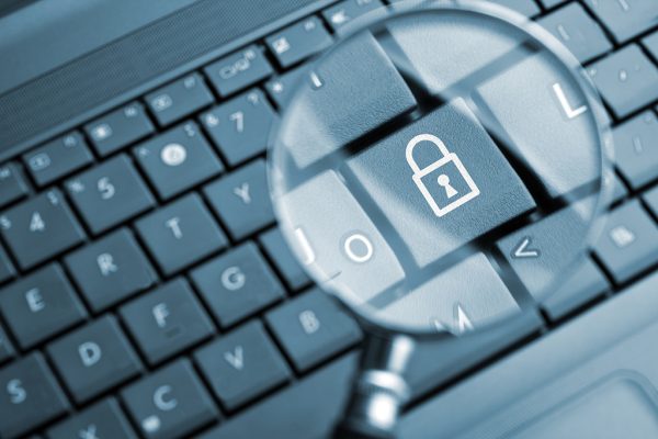 Schloss auf Tastatur