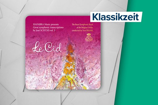 CD-Cover des neuen Albums der Musikkapelle der Guides: "Le Cid"