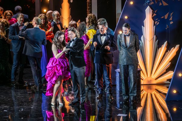 Darsteller auf der Bühne