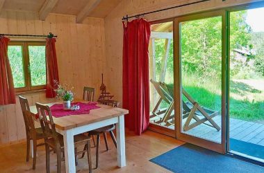 Die Essecke im Berg-Chalet