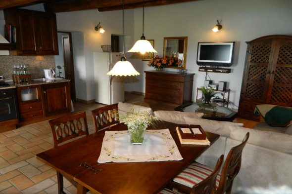 Der Wohn- und Essbereich