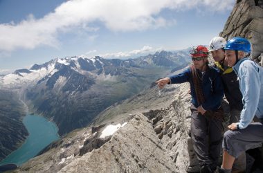 Blick über die Alpen