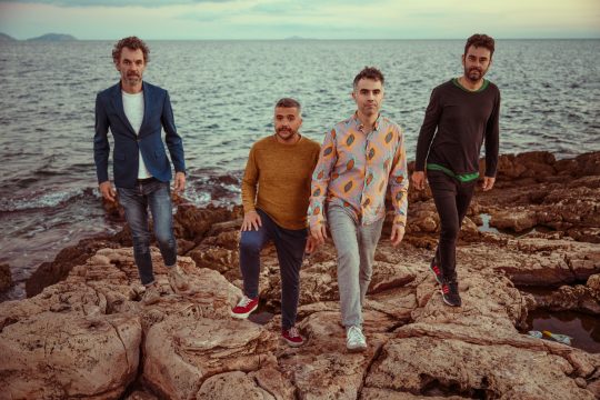 lazin’ Quartet: Federico Casagrande, Mihail Ivanov, Srdjan Ivanović, Andreas Polyzogopoulos (Bild: Giota Efraimidou)