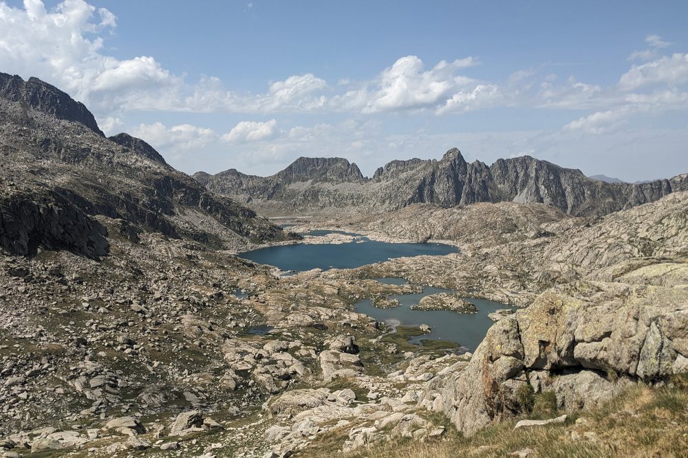 Foto mit einer Berglandschaft