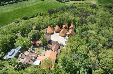 Der Wildberghof mit Blick von oben