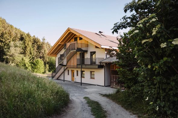 Die Aussenansicht der Ferienwohnung