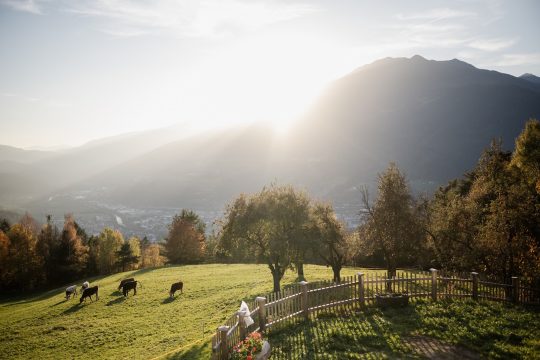 Aussicht auf das Tal in Brixen
